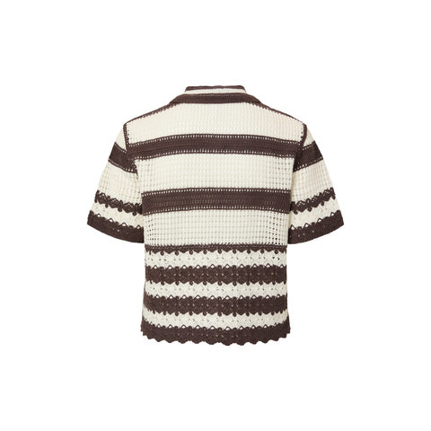 YASCECILIA SS KNIT CARDIGAN