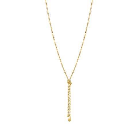 Georg Jensen Reflect Lariat-halskæde 18 Kt. Guld