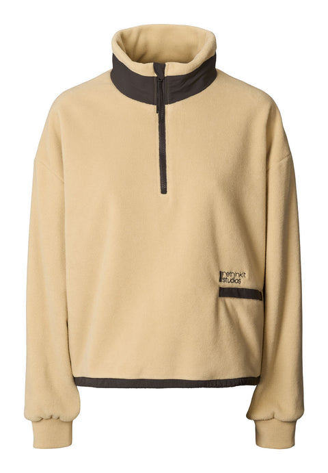 Rethinkit Fleece Half Zip Terra, sandshell