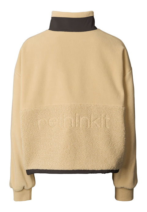 Rethinkit Fleece Half Zip Terra, sandshell