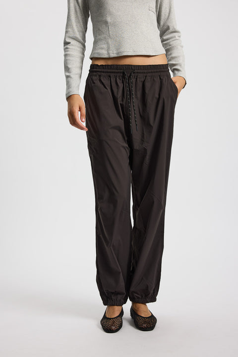 Rethinkit Track Loose Pants Palma, Almost Black