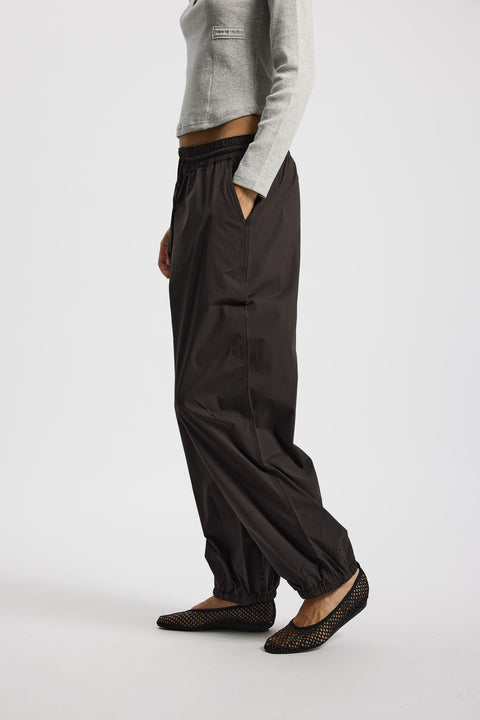 Rethinkit Track Loose Pants Palma, Almost Black