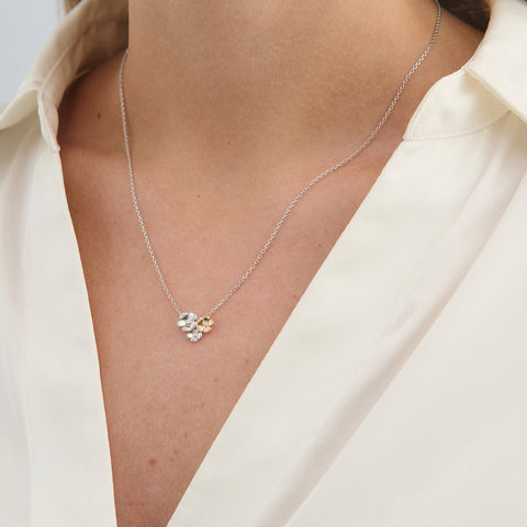 Mads Z. FLEUR Halskæde 14 kt. guld & sølv