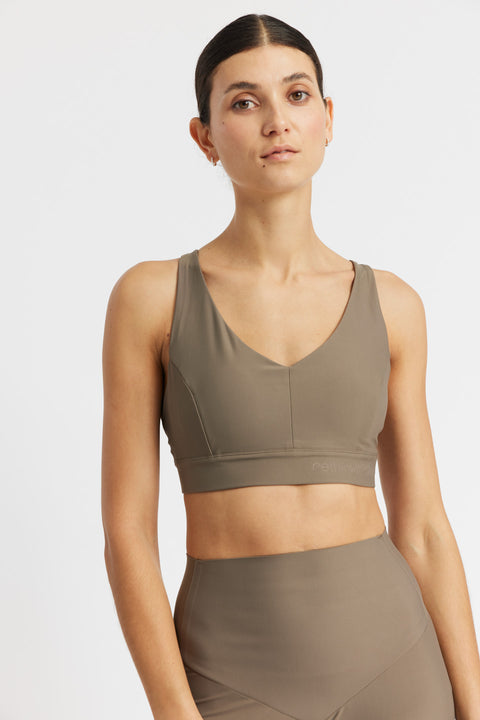 Rethinkit Sports Bra Multi Cross Seville, Dark Rock
