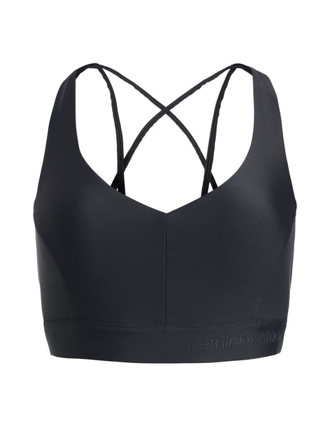  21352-712. Sports Bra Multi Cross Seville. Sort sportsbh fra rethinkit