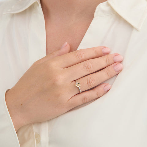 Mads Z. FLEUR Ring 14 kt. guld & sølv