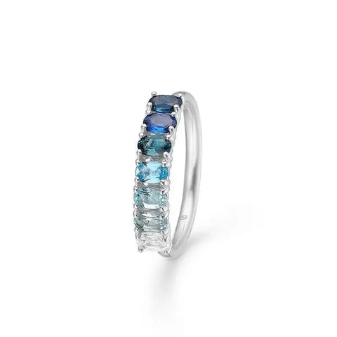 Poetry Sapphire ring - sølv