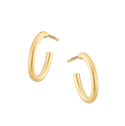 Dulong Esme Øreringe Slim Lille 18 kt. guld