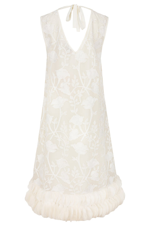 HUNKØN Aiko Dress, Cream