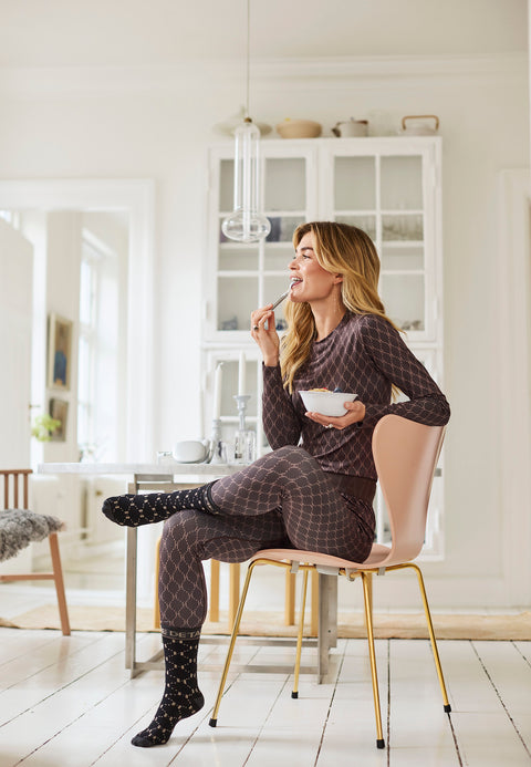 Hype The Detail Leggings, m. logo - Brun