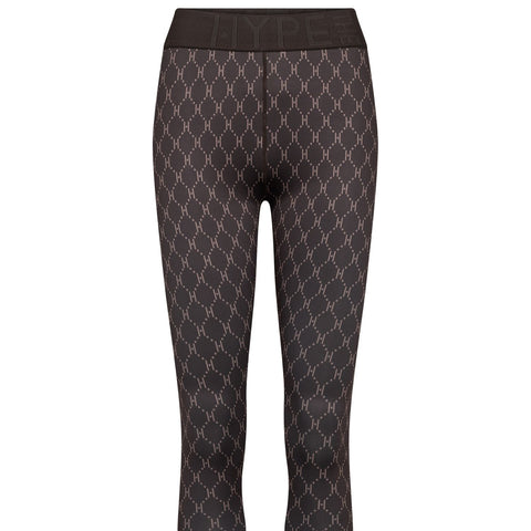 Hype The Detail Leggings, m. logo - Brun