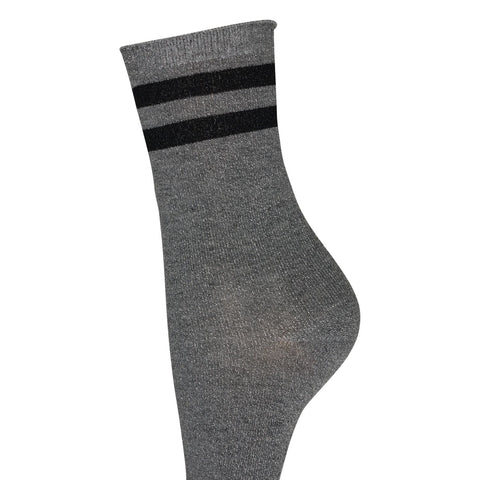 Hype The Detail Strømper - 3 Pak Grå/Sort