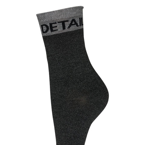 Hype The Detail Strømper - 3 Pak Grå/Sort