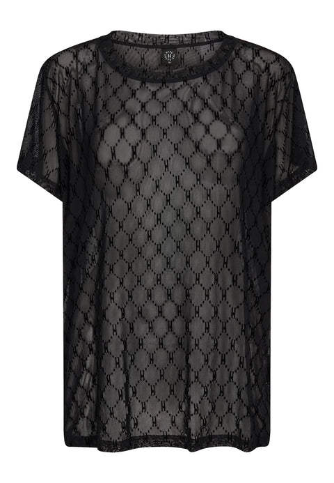 Hype The Detail Oversized Mesh T-shirt, Sort