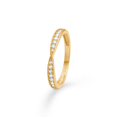 Mads Z. Mila ring, 8 kt. guld