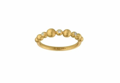 Pebbles band ring