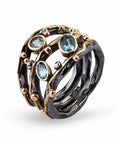 BY BIRDIE | 50110166A | Tribeca Stones Aqua - ring