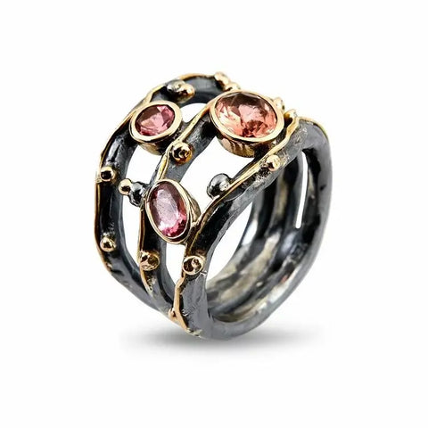 BY BIRDIE | 50110166C | Tribeca Stones Red Tourmaline - ring