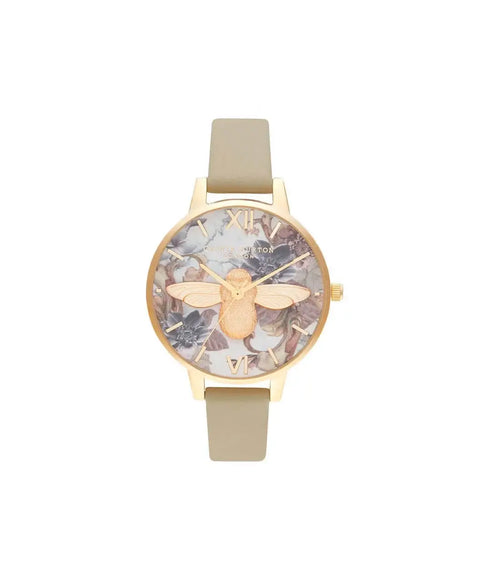 Marble Florals Bee