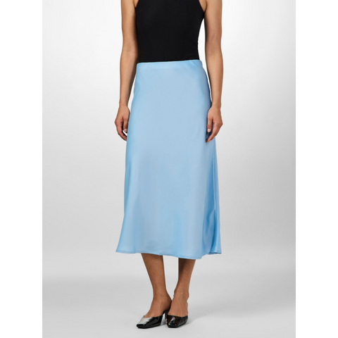YASPELLA HW MIDI SKIRT, Clear Sky