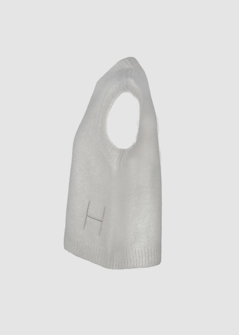 HÉST Pernille Vest - White Alyssum