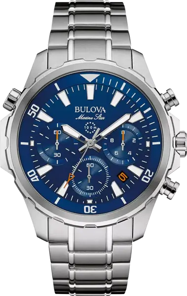 Bulova Men's Marine Star Chronograph ur, Stål