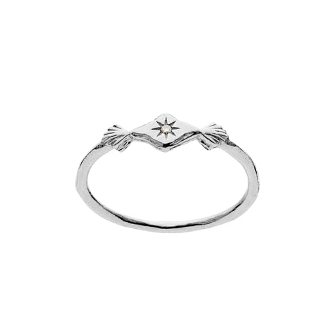 Annie_ring_silver_a. Magdalena ring i sølv fra Maanesten