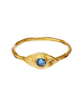 Fineste Argos ring fra Maaensten med en smuk labradorit i midten.