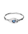 Fineste Argos ring fra Maaensten med en smuk labradorit i midten.