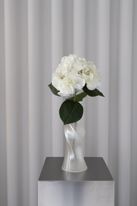 BLOOM OBJECTS kunstig, naturtro Hortensia - Hvid