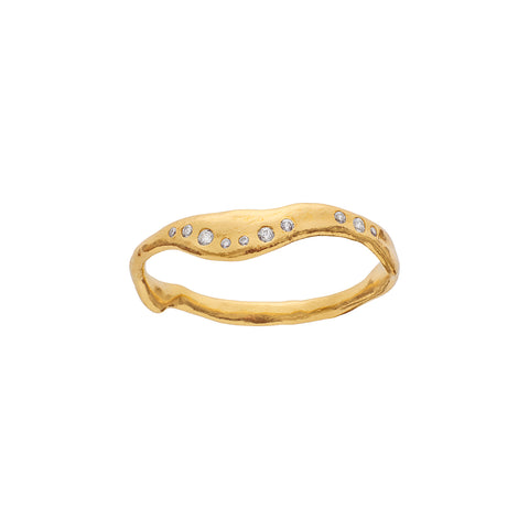 Maanesten Aurea ring - forgyldt