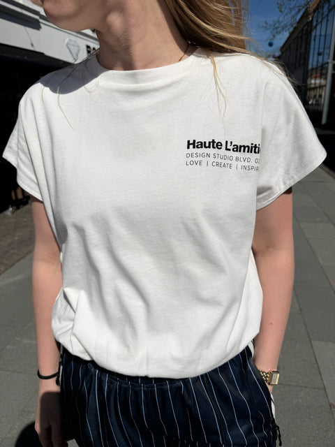 Haute L'amitié Noma NS Balloon Tee, White