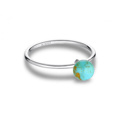 Jane Kønig Bermuda Turquoise ring, Sølv