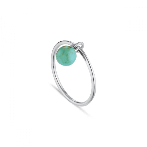 Jane Kønig Bermuda Turquoise ring, Sølv