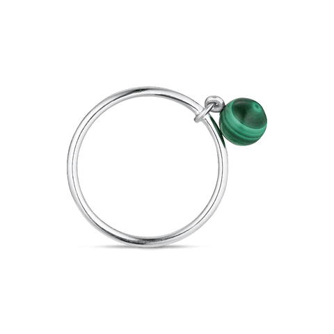 Jane Kønig Bermuda Malachite ring, Sølv