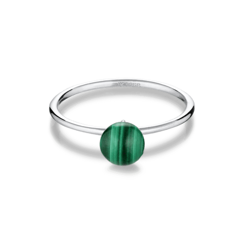 Jane Kønig Bermuda Malachite ring, Sølv