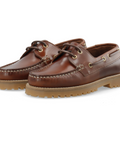 BIACAPRI Boat Shoe Pull Up Leather fra Bianco er en klassisk sejlersko i 100% ægte koskind,