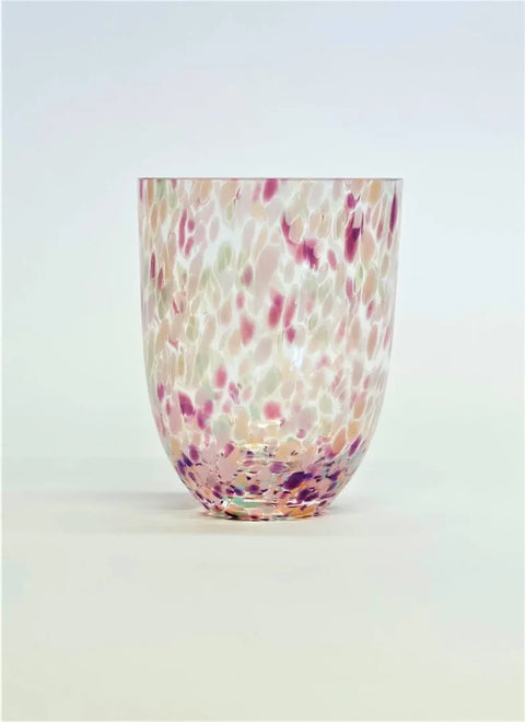 Anna Von Lipa glas Big Confetti tumbler - Flamingo