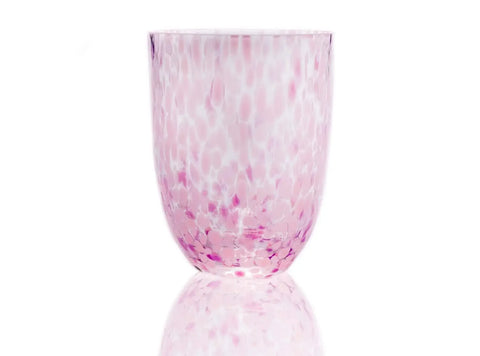 Anna Von Lipa glas Big Confetti tumbler - Rosa + Lilla