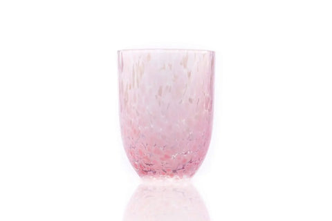 Anna Von Lipa glas Big Confetti tumbler - Rosa + Light Blue