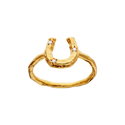 Maanesten Brody Ring – Forgyldt Sølv