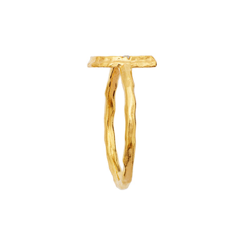 Maanesten Brody Ring – Forgyldt Sølv
