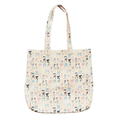 Maanesten Canvas Totebag, Cute Bows