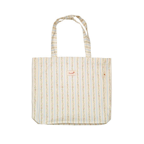 Maanesten Canvas Totebag Summer Stripes Blue