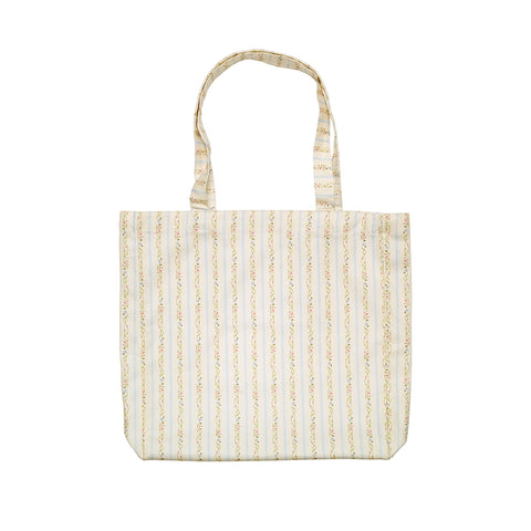 Maanesten Canvas Totebag Summer Stripes Blue