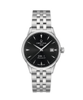 Certina DS-1 Powermatic 80 - C029.207.11.051.00 er et stilfuldt og præcist schweizisk herreur, der kombinerer klassisk design med moderne teknologi. Med en 41 mm urkasse i 316L rustfrit stål og en sort urskive udstråler uret både elegance og funktionalitet.