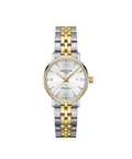 Certina DS Caimano Lady - C035.210.22.037.02 er et elegant schweizisk dameur, der kombinerer raffineret design med høj præcision. Med en 28 mm rustfri stålkasse og sølvfarvet urskive udstråler det både klassisk stil og funktionalitet.

Det COSC-certificerede Precidrive™ quartz-urværk sikrer exceptionel nøjagtighed, mens safirglas med antirefleksbehandling beskytter mod ridser og giver optimal synlighed.

Med 10 ATM vandtæthed er uret velegnet til daglig brug og let vandsport. Den slanke profil på 7 mm og 31