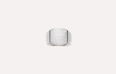 IX STUDIOS | DMN0290RH | IX Octagon Signet ring - sølv