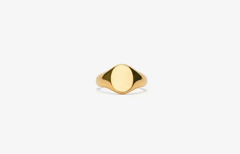 IX Mini Oval Signet ring