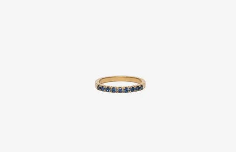 IX STUDIOS | DMN0312GDBLU | IX Princess Ring Blue - forgyldt